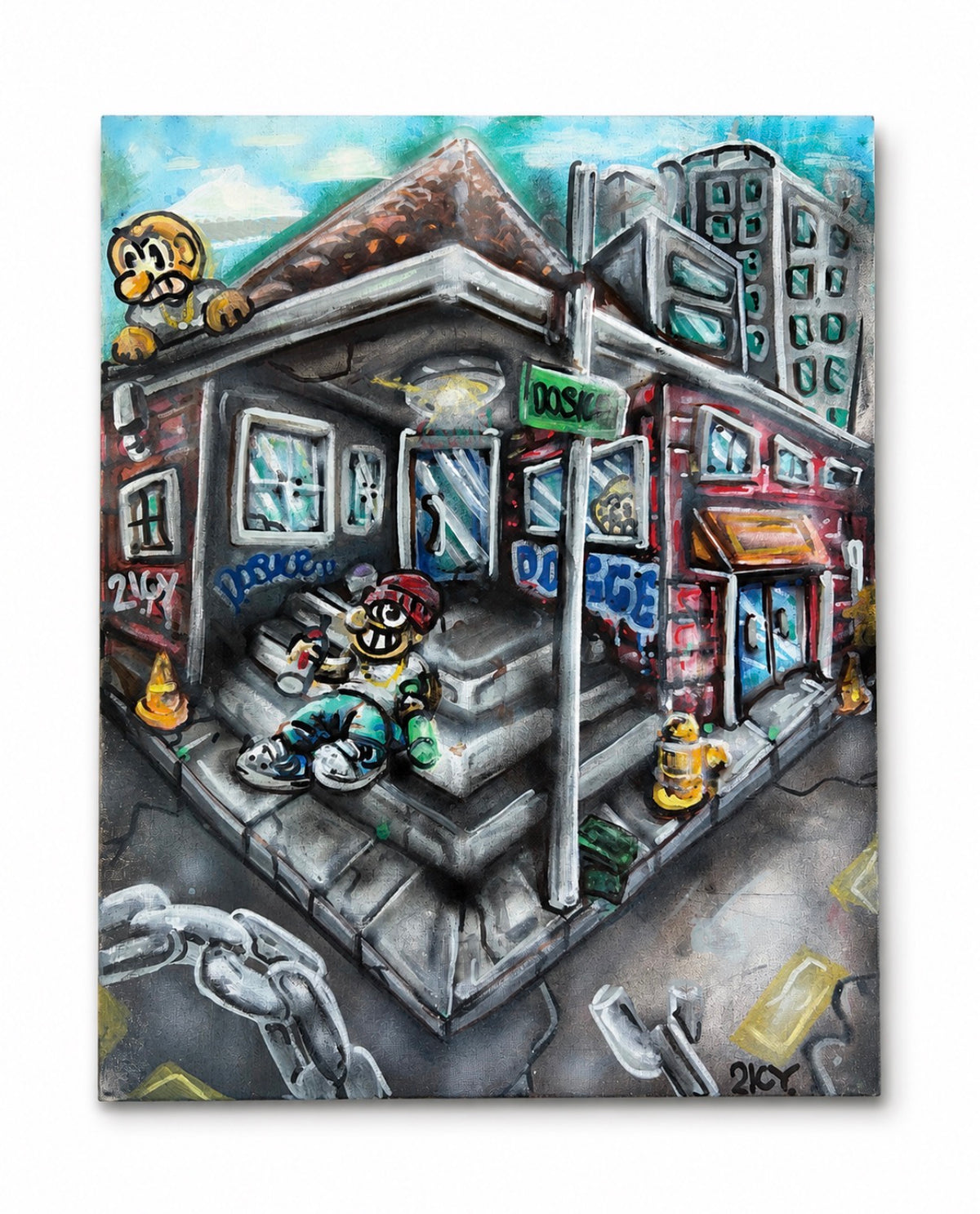Dosice street painting