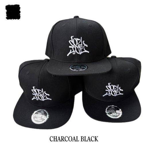 Charcoal black handstyle hat