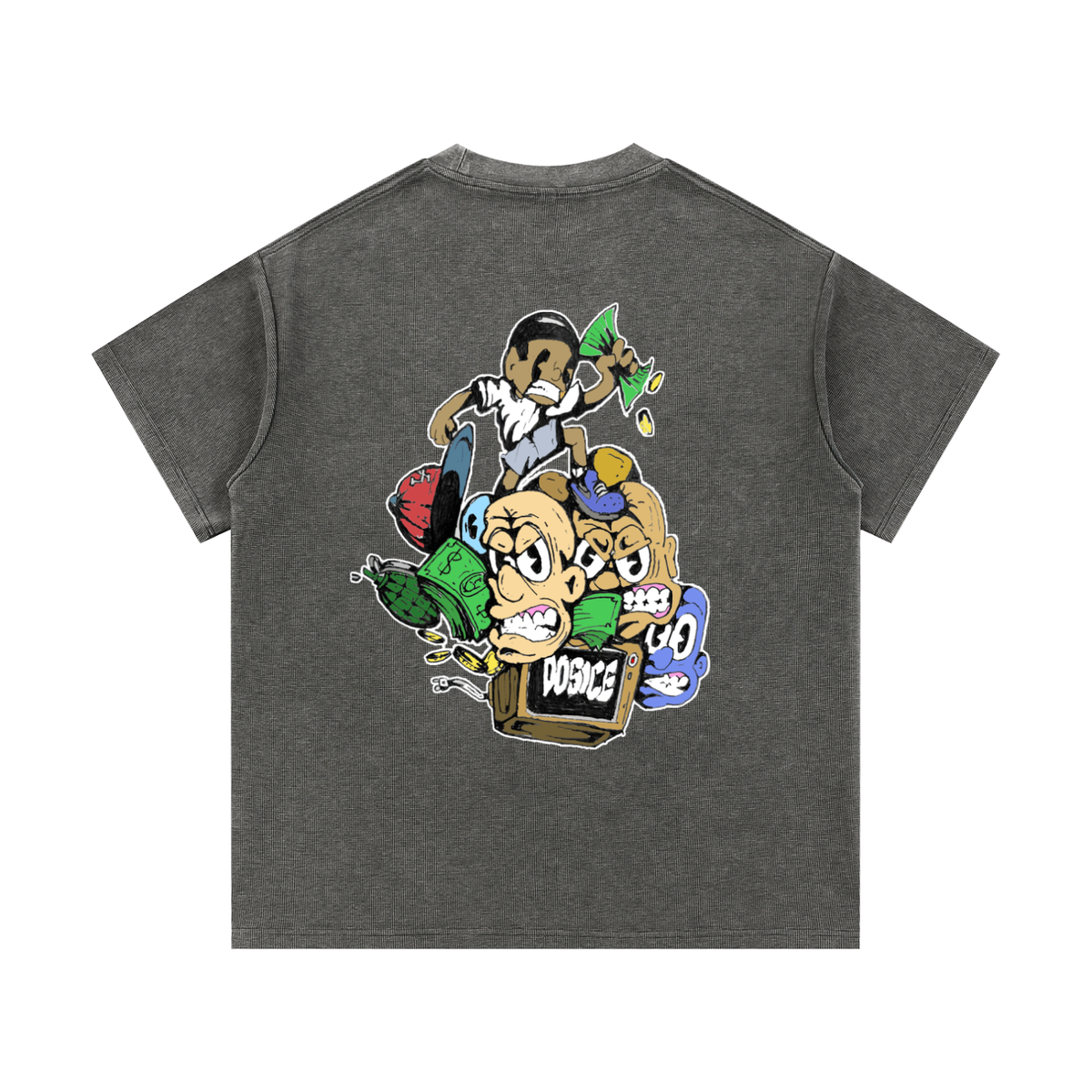 Waffle Knit tee (Extra heavy)