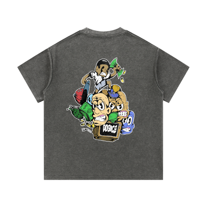 Waffle Knit tee (Extra heavy)