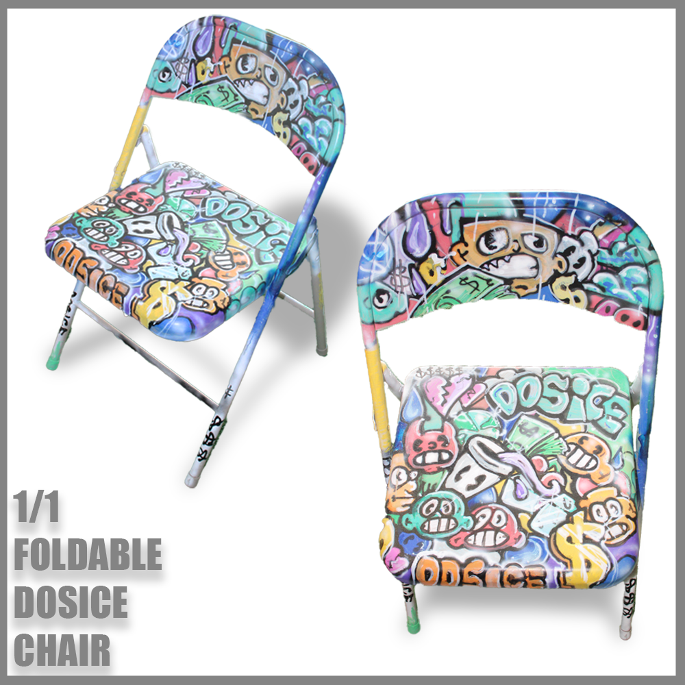 1/1 Dosice airbrushed foldable chair