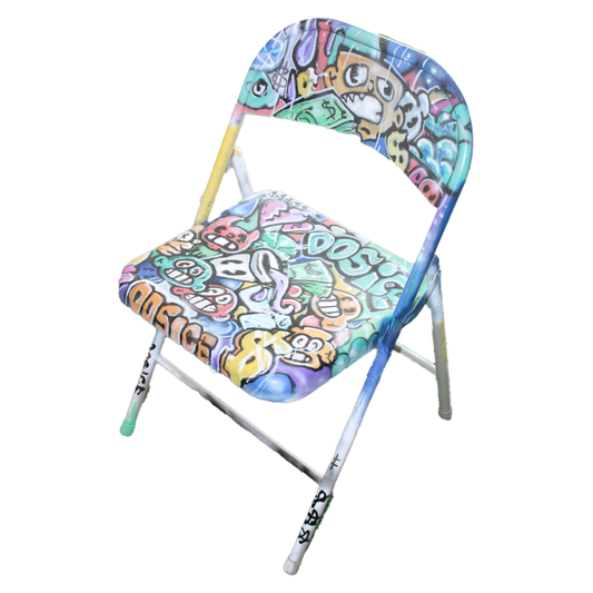 Dosice airbrushed foldable chair