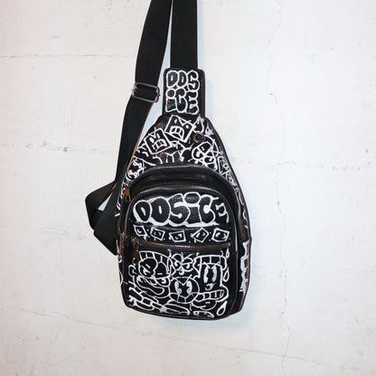 Icy side bag (hand painted)