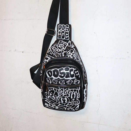 Icy side bag (hand painted)
