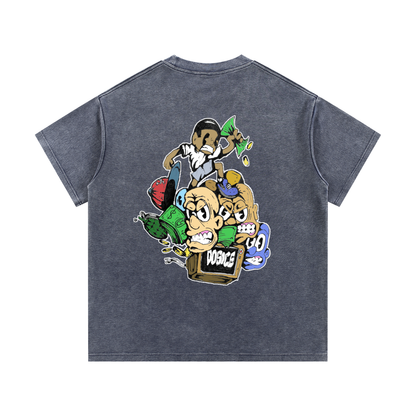 Waffle Knit tee (Extra heavy)