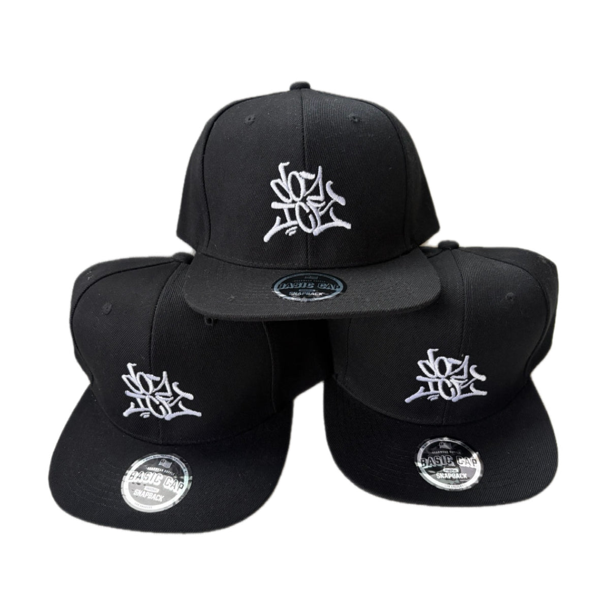 Charcoal black handstyle hat