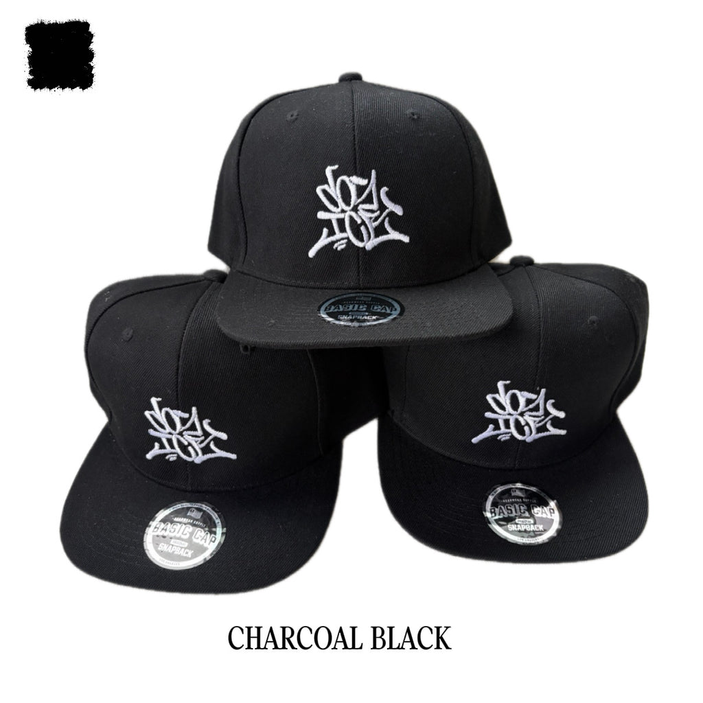 Charcoal black handstyle hat
