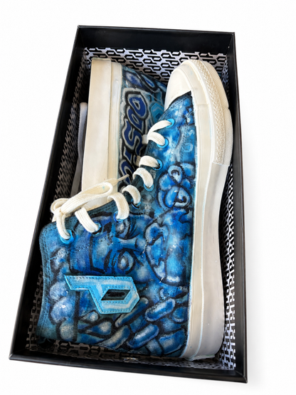 Custom airbrush 1 of 1 Dosice shoes Size 11 us