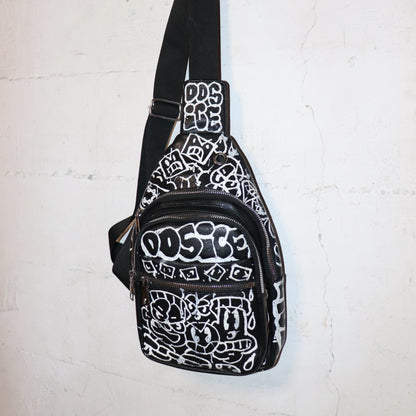 Icy side bag (hand painted)