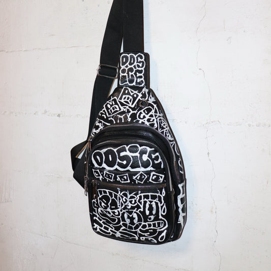 Icy side bag (hand painted)