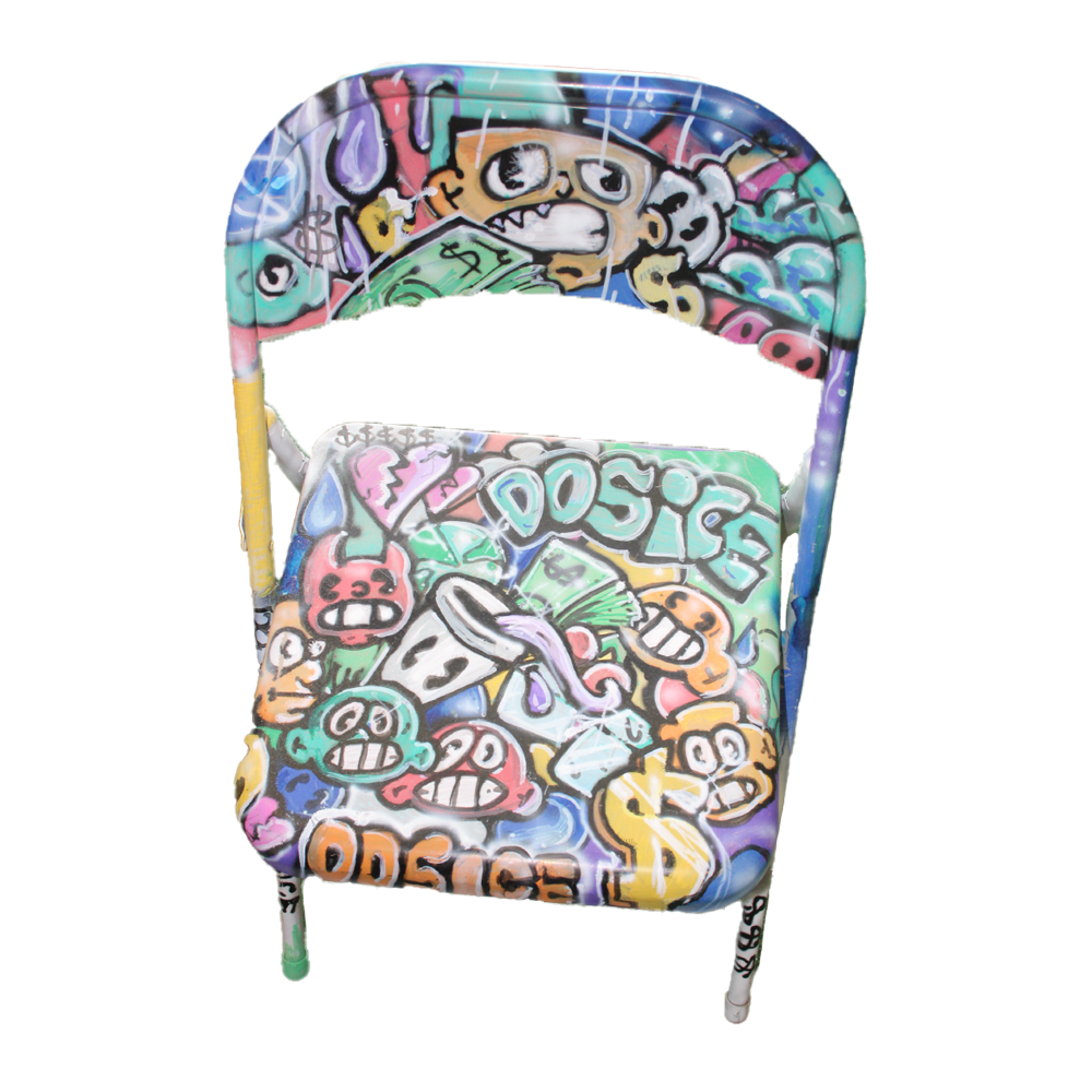 1/1 Dosice airbrushed foldable chair