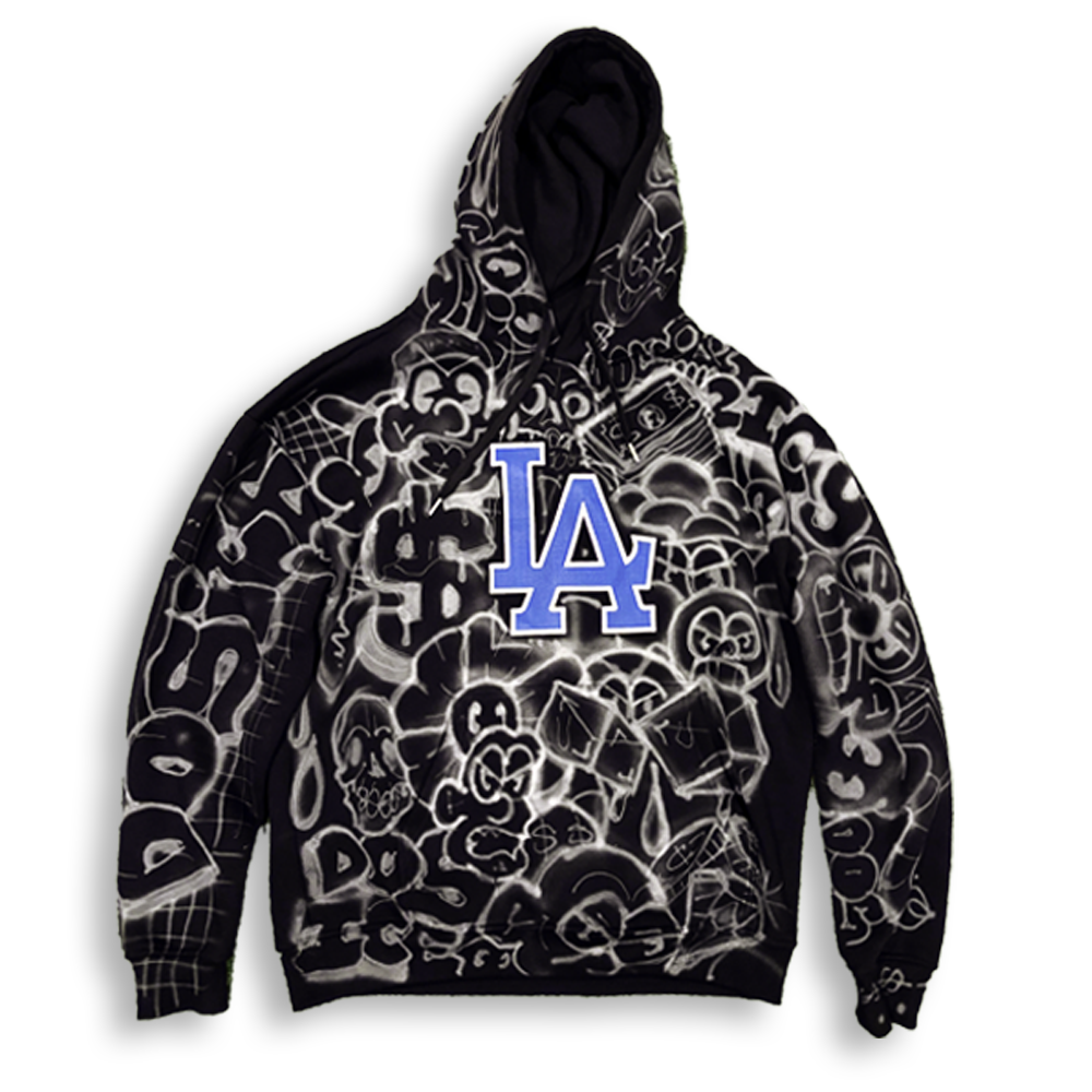 1/1 Airbrush LA hoodie M/L