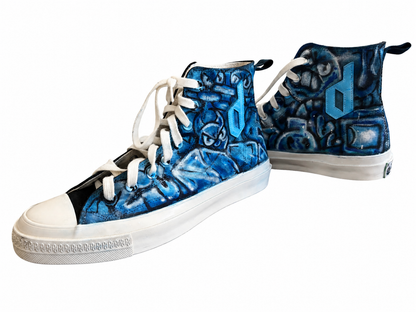 Custom airbrush 1 of 1 Dosice shoes Size 11 us
