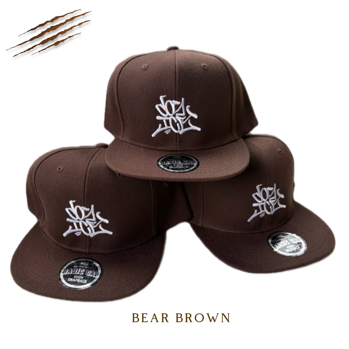BEAR BROWN HANDSTYLE HAT