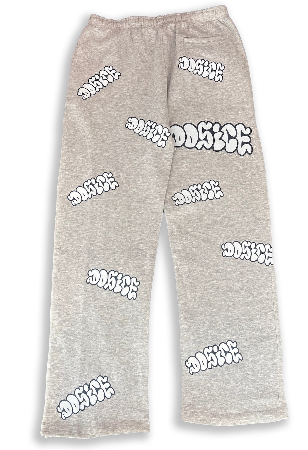 DOSICE "rinestone throwie" sweatpants