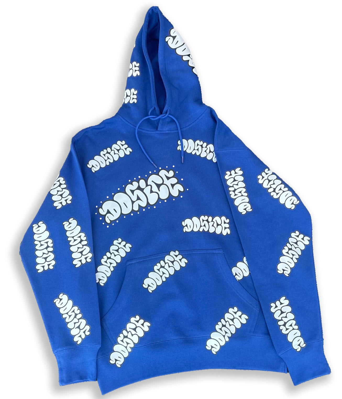 DOSICE "rinestone throwie" hoodie