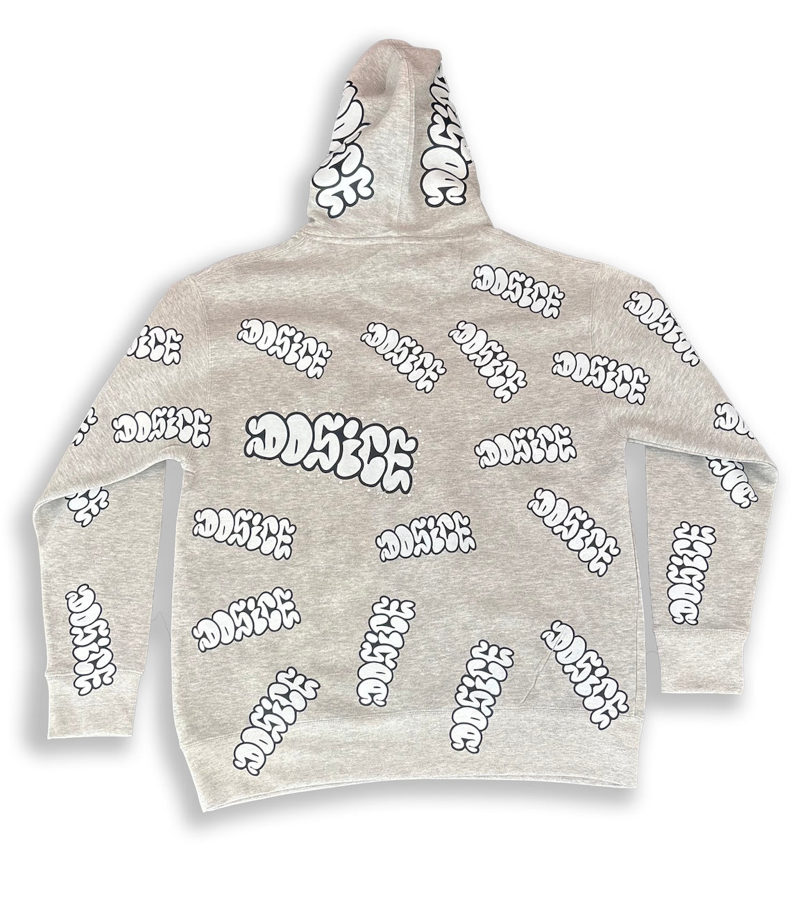 DOSICE "rinestone throwie" hoodie