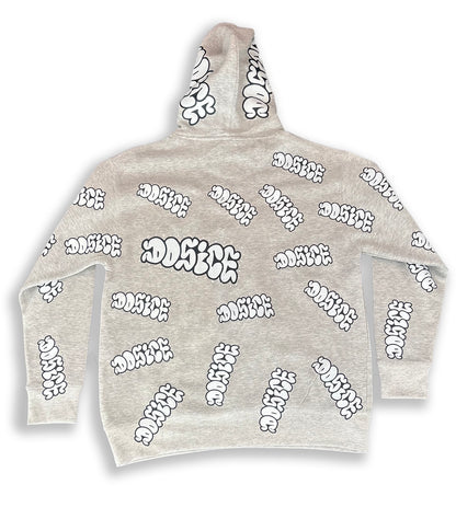 DOSICE "rinestone throwie" hoodie