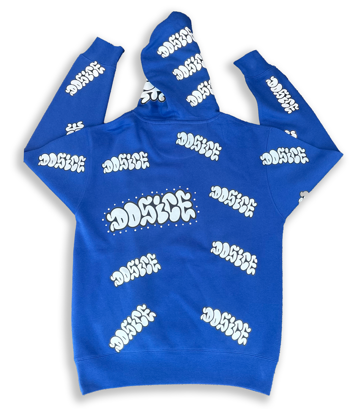 DOSICE "rinestone throwie" hoodie