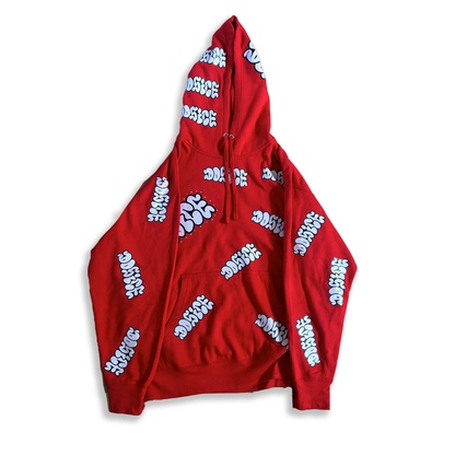 DOSICE "rinestone throwie" hoodie